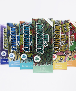 Mr. Mushies Chocolate Bar. This innovative chocolate brand was founded in 2021 by John and Jane Doe